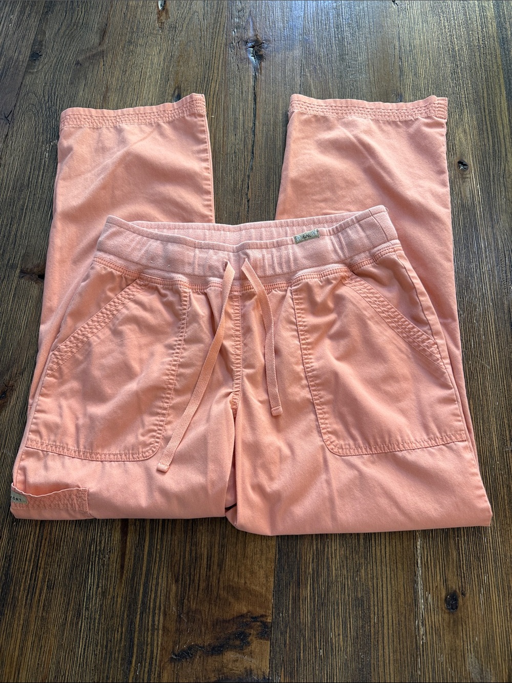 koi Peach drawstring scrub pants